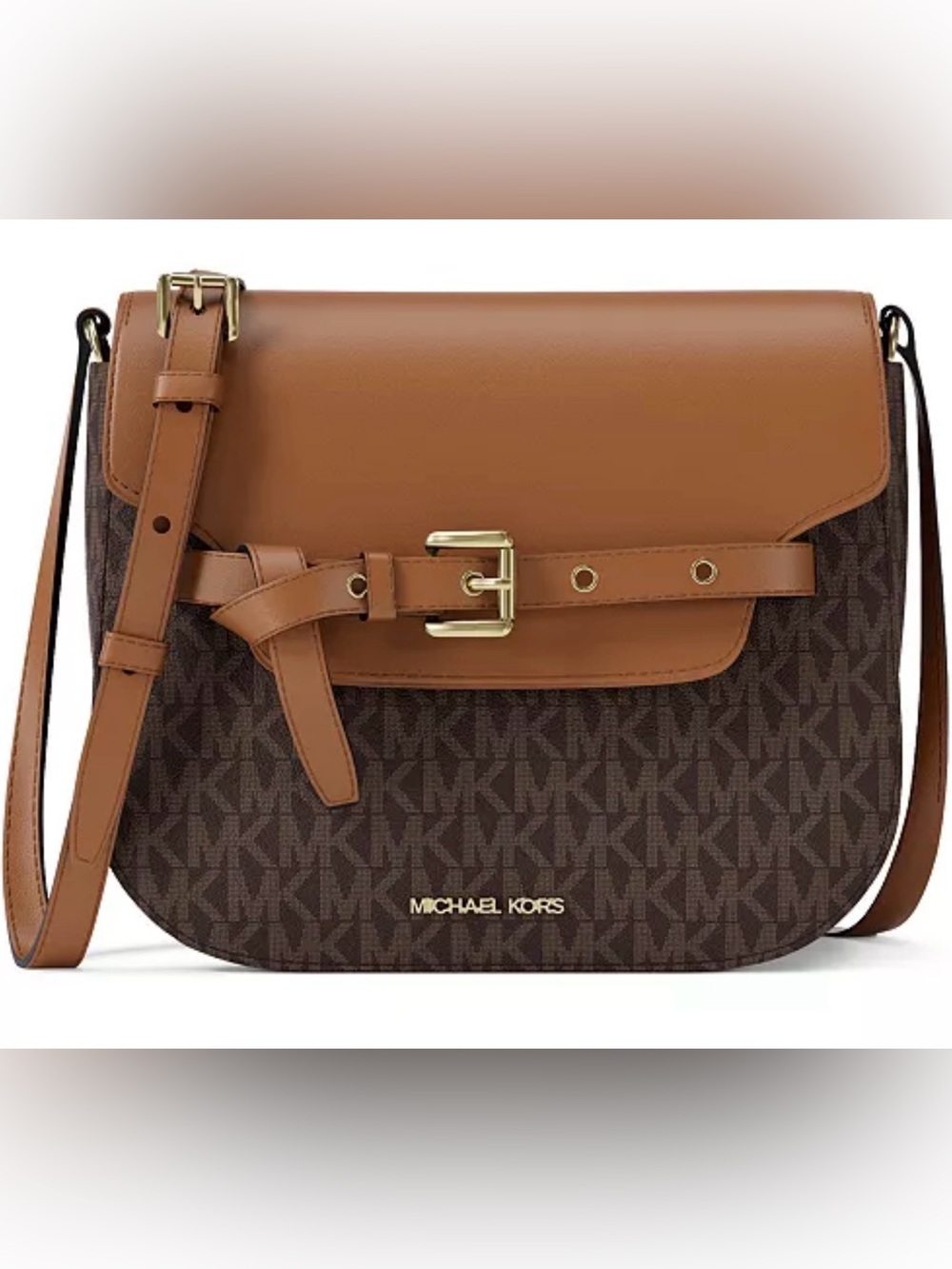 Michael Kors Emilia Small Saddle Crossbody

Brown & Tan

Never Used with Tags